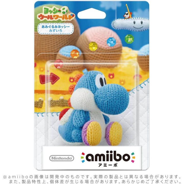 NINTENDO Amiibo - Blue Yarn Yoshi (Yoshi's Woolly World)