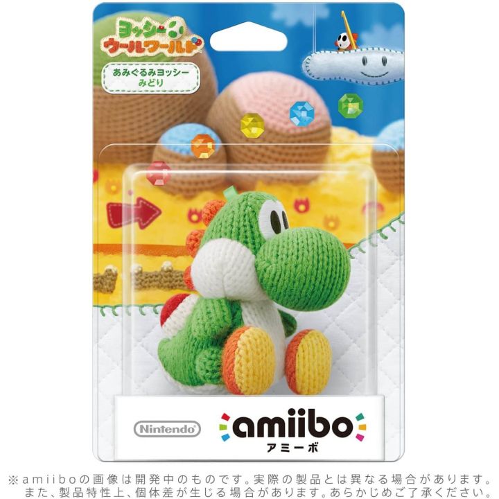 NINTENDO Amiibo - Green Yarn Yoshi (Yoshi's Woolly World)