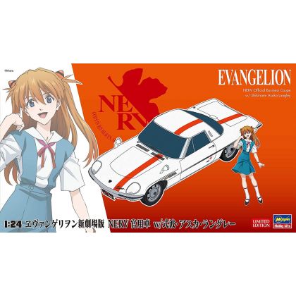 Hasegawa SP459 Rebuild of Evangelion - NERV Official Business Coupe w/Shikinami Asuka Langley Model Kit