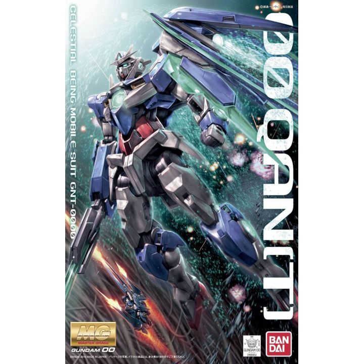 BANDAI MG Mobile Suit Gundam 00 - A wakening of the Trailblazer - 00 QAN[T] - Celestial Being Mobile Suit GNT-0000 Model Kit