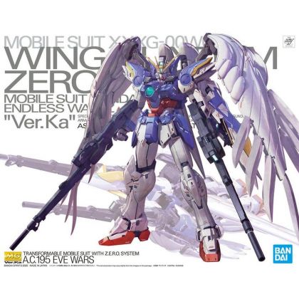 BANDAI MG Mobile Suit Gundam W Endless Waltz XXXG-00W0 Wing Gundam Zero EW Ver.Ka Model Kit