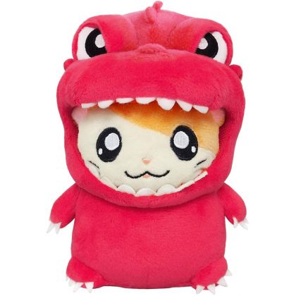 SANEI Hamtaro - Godzihamkun Red Plush (S)