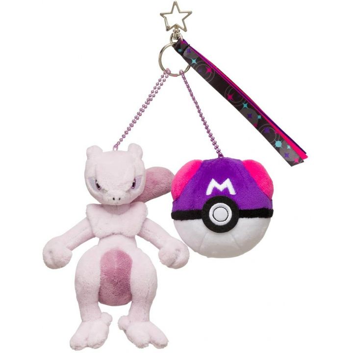 Pokemon Center Pair Mascot BALL FREAK Mewtwo x Master Ball