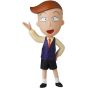 MEDICOM TOY - UDF Momoko Sakura Chibi Maruko-chan - Hanawa-kun Figure