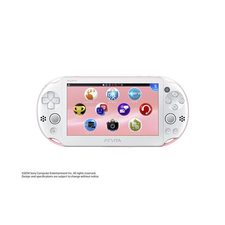 SCE Sony Computer Entertainment Inc. PlayStation Vita Wi-Fi blanche rose  PCH-2000ZA19