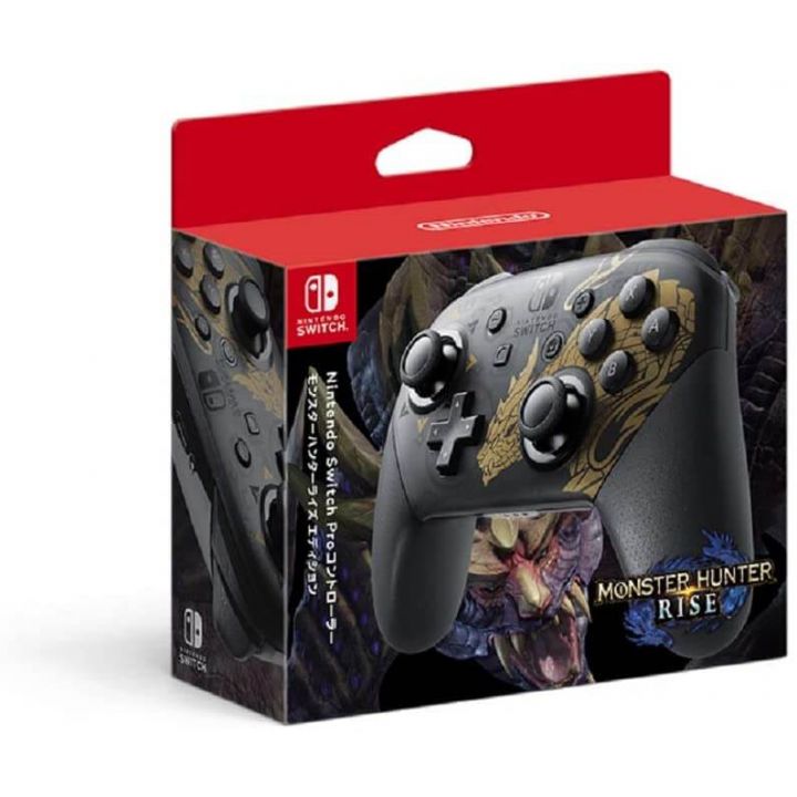 NINTENDO Switch Pro Controller Monster Hunter Rise Edition