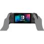 HORI NSW-298 - Controller Grip (Split Pad) nero trasparente per Nintendo Switch