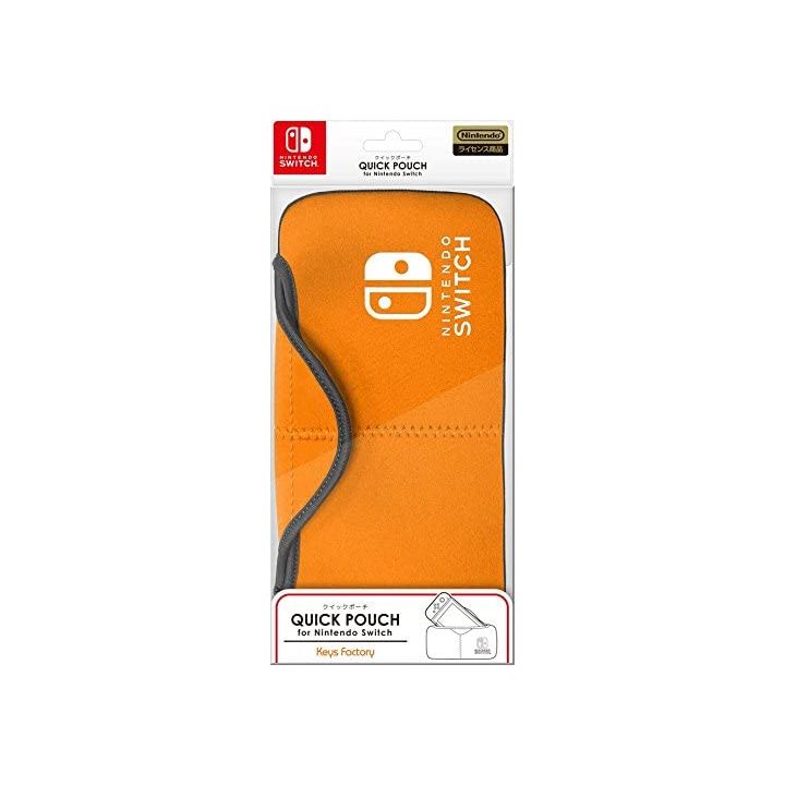 Keys Factory NQP-001-4 Quick Pouch For Nintendo Switch Orange