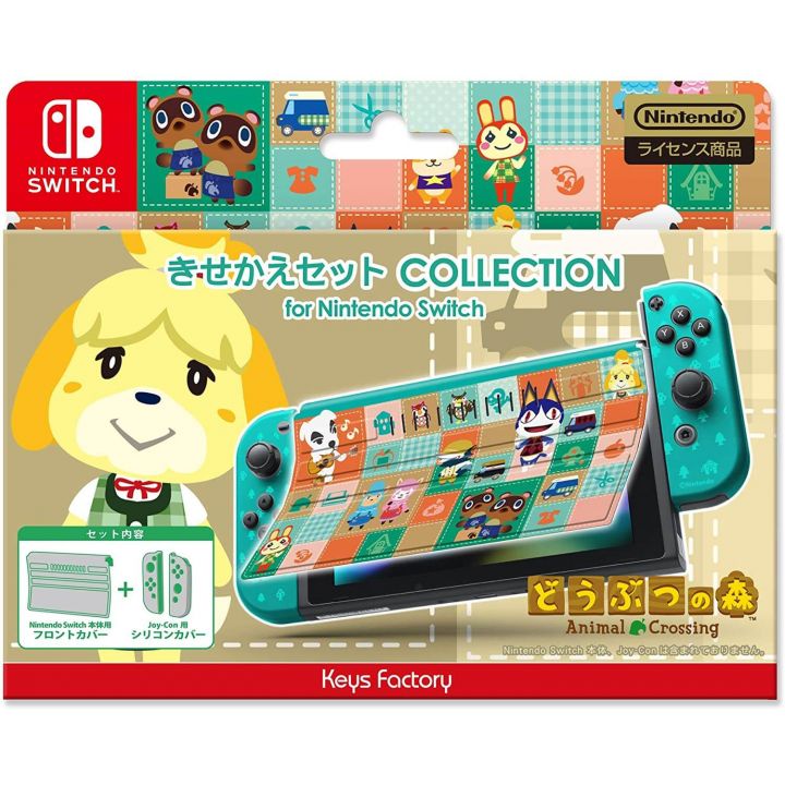 Keys Factory CKS-006-1 - Kisekae Set - Cover for Nintendo Switch - Animal Crossing Series Type-A