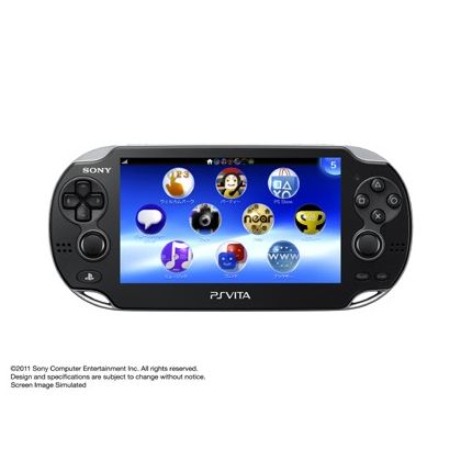 SCE Sony Computer Entertainment Inc. PlayStation Vita 3G / Wi-Fi Black Crystal Limited Edition PCH-1100 AB01