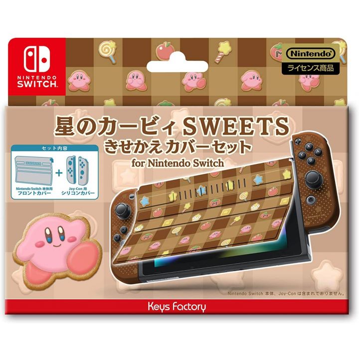 Keys Factory CKS-008-2 - Kisekae Set - Cover for Nintendo Switch - Kirby Series Sweets