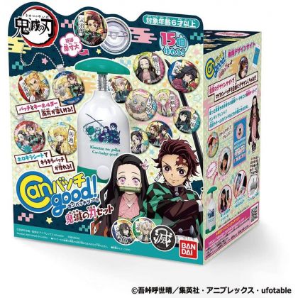 BANDAI Can Badge Good - Kimetsu no Yaiba (Dämonentöter) Set