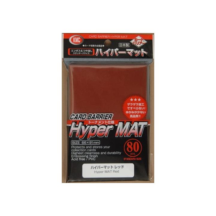 KMC - Barriera per schede Hyper Matte Red