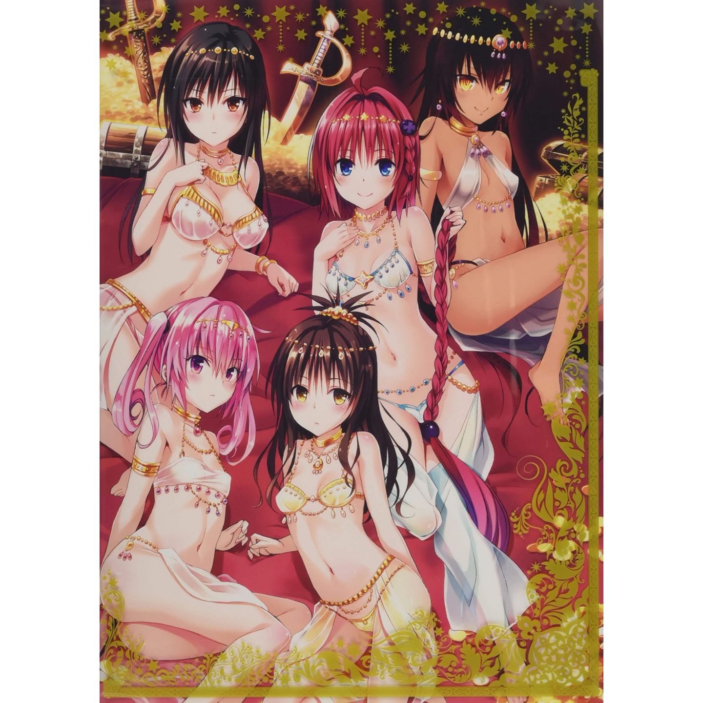 To Loveる とらぶる ダークネス画集 Harem Gold