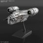 BANDAI - Star Wars: The Mandalorian - Fahrzeugmodellbausatz Razor Crest Silberbeschichtung Ver.