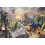 TENYO - DISNEY Beauty and the Beast Falling in Love - 1000 Piece Jigsaw Puzzle D-1000-487