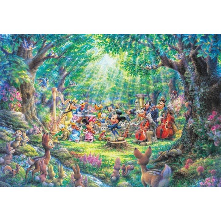 TENYO - DISNEY Filharmony of the Forest - 1000 Piece Jigsaw Puzzle D-1000-045
