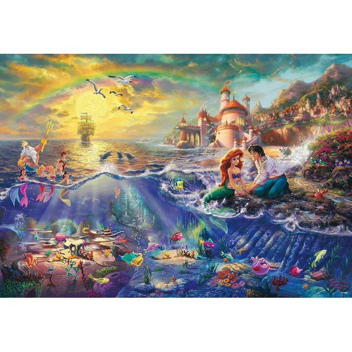 TENYO - DISNEY The Little Mermaid - 1000 Piece Jigsaw Puzzle D-1000-489