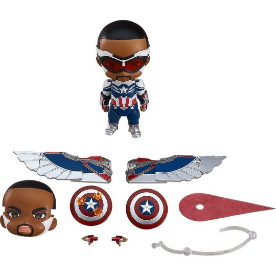 Good Smile Company - Nendoroid The Falcon and the Winter Soldier - Captain America (Sam Wilson) DX Figure