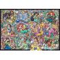 TENYO - DISNEY Collection Princesses - Jigsaw Puzzle Vitrail 1000 pièces D-1000-776