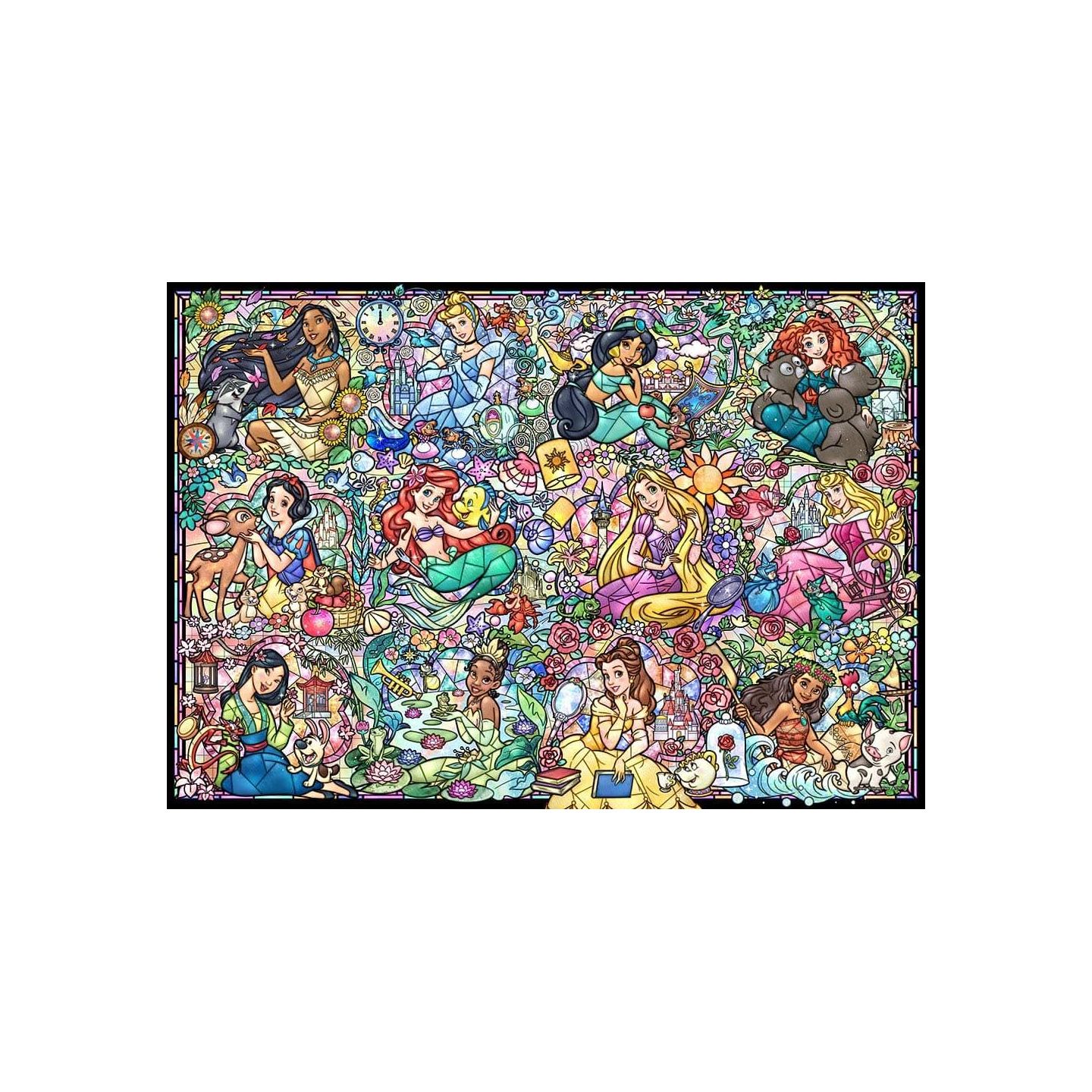 テンヨー ジグソーパズル ディズニー プリンセス コレクション ステンドグラス D 1000 776 テンヨー ジグソーパズル ディズニー プリンセス コレクション ステンドグラス D 1000 776