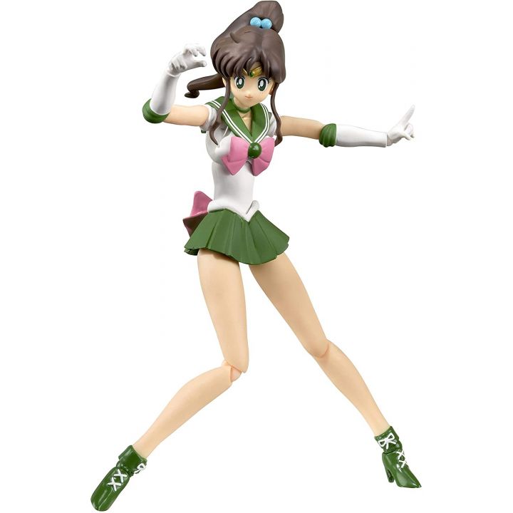 Bandai Tamashii Nations S.H. Figuarts Sailor Jupiter - Sailor Moon Action Figure -Animation Color Edition-