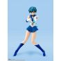 Bandai Tamashii Nations S.H. Figuarts Sailor Mercury - Sailor Moon Figura de Acción -Animation Color Edition-