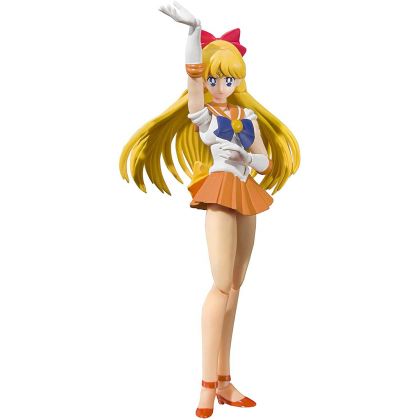 Bandai Tamashii Nations S.H. Figuarts Sailor Venus - Sailor Moon Action Figure -Animation Color Edition-