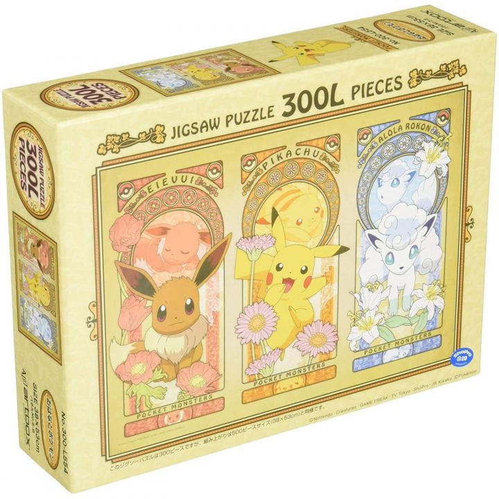 ENSKY - POKEMON Des Pokémons et des fleurs - Jigsaw Puzzle 300 pièces 300-L554