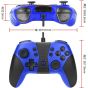 GAMETECH - HG Battle Pad Turbo Pro SW per Nintendo Switch - Blu
