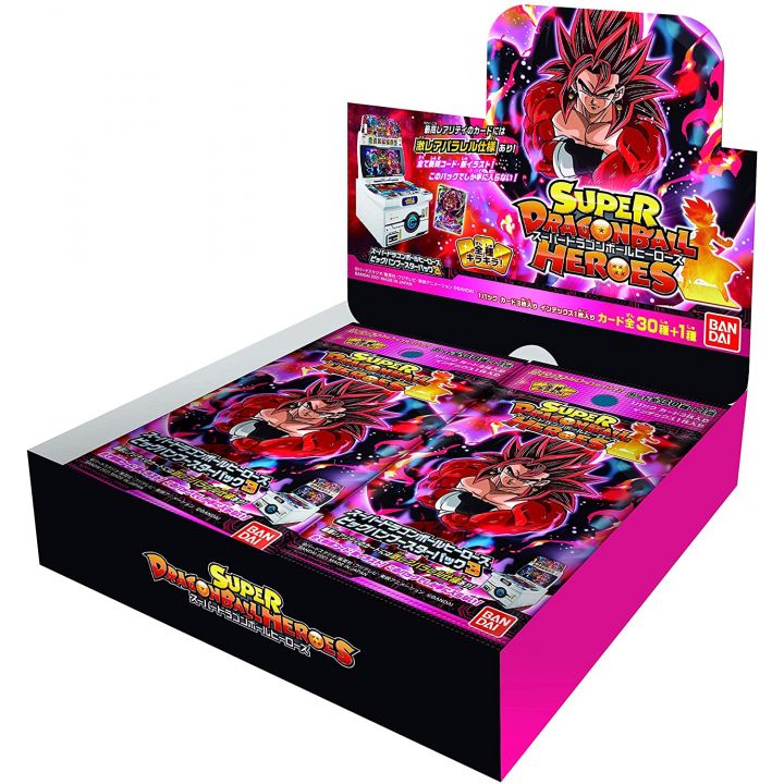 BANDAI - Super Dragon Ball Heroes Card - Big Bang Booster Pack 3 BOX