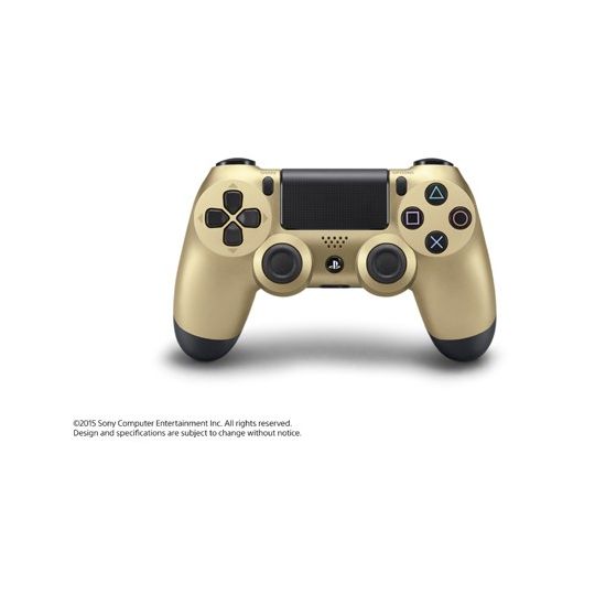 SCE Sony Computer Entertainment Inc. Wireless Controller DUALSHOCK ( Dual Shock ) 4 CUH-ZCT1J [ Gold for PS4