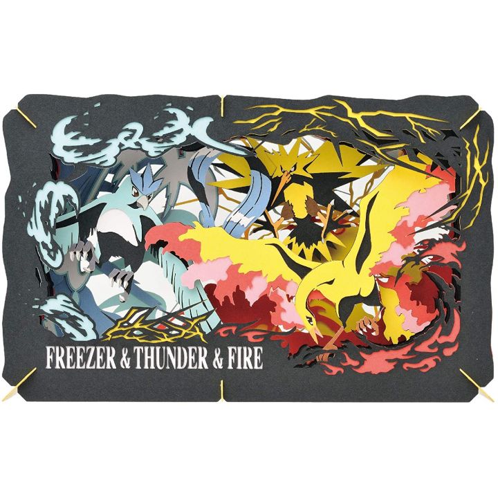 ENSKY Paper Theater PT-L02 Pokemon Freezer & Thunder & Fire (Artikodin & Electhor & Sulfura)