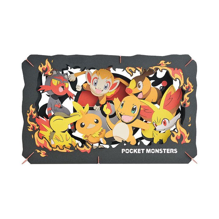 ENSKY Paper Theater PT-L07 Pokemon Type: Fire (Type Feu)