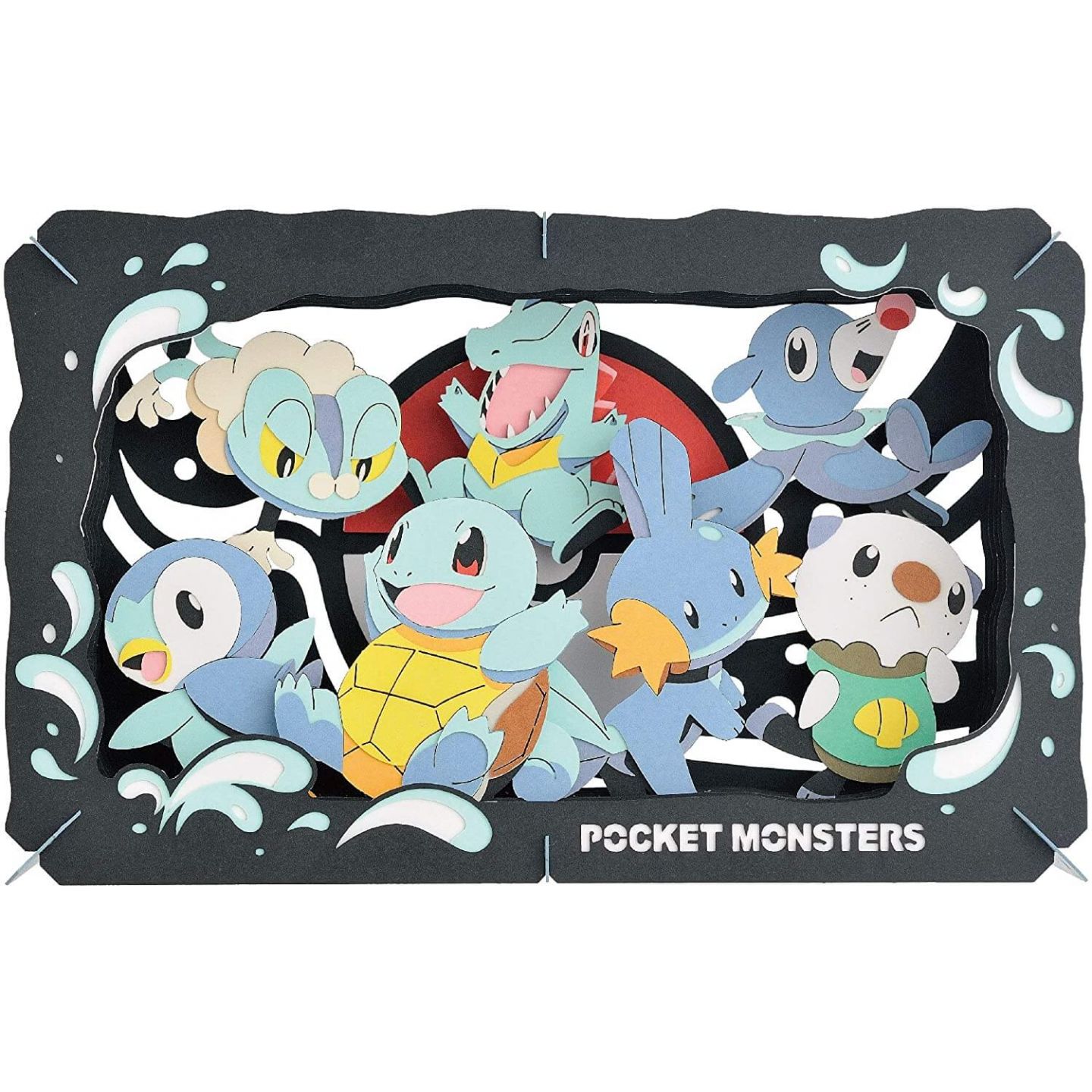 Ensky Paper Theater Pt L08 Pokemon Type Water