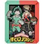 ENSKY Papiertheater PT-123 My Hero Academia: Izuku Midoriya & Katsuki Bakugo