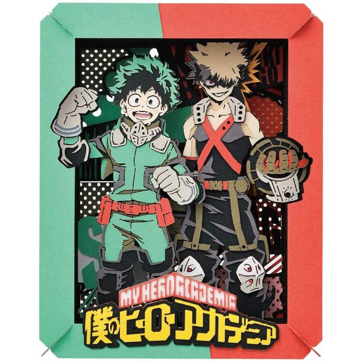 ENSKY Papiertheater PT-123 My Hero Academia: Izuku Midoriya & Katsuki Bakugo