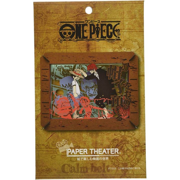 ENSKY Paper Theater PT-033 One Piece: Shanks Le Roux & Monkey D. Luffy (Je te confie mon chapeau)
