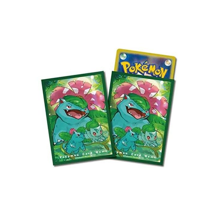 Pokémon Center Original Pokémon Card Game Deck Shield - Bulbizarre Herbizarre Florizarre