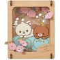 ENSKY - Papiertheater Holzstil Rilakkuma PT-W13
