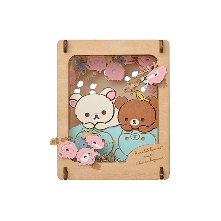 ENSKY - Papiertheater Holzstil Rilakkuma PT-W13