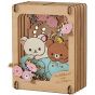 ENSKY - Papiertheater Holzstil Rilakkuma PT-W13