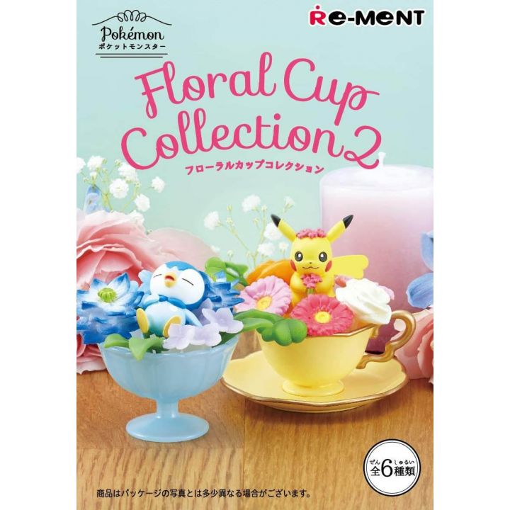 RE-MENT Pokemon Floral Cup Collection 2 Box