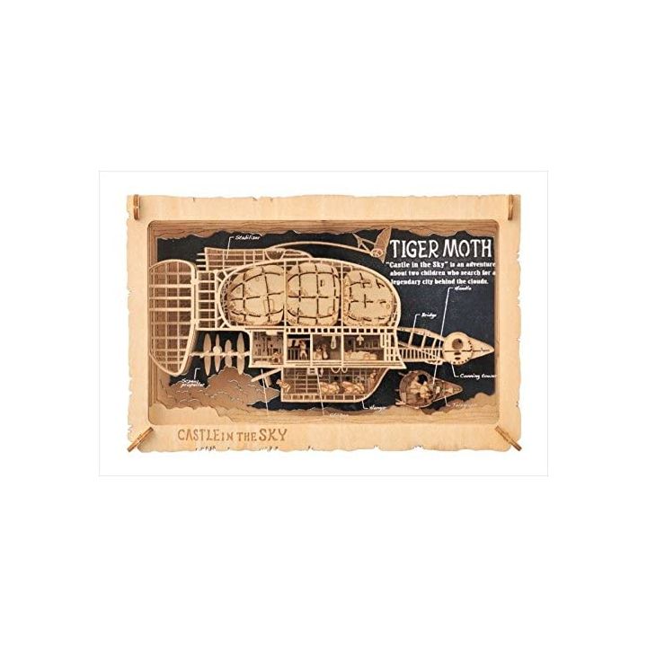 ENSKY - GHIBLI Paper Theater Wood Style Castle in the Sky PT-WL01