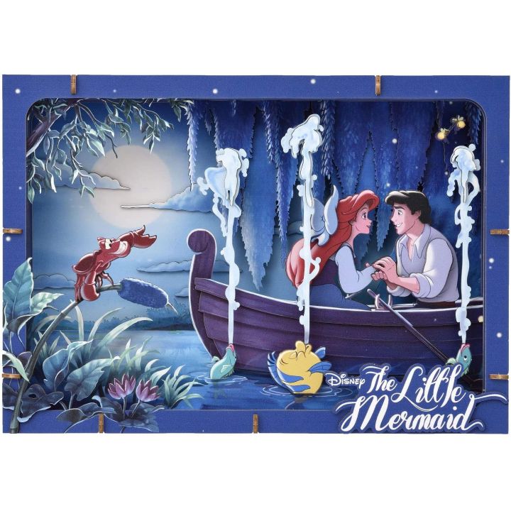 ENSKY - DISNEY Premium Paper Theater Wood Style PT-WP04 The Little Mermaid