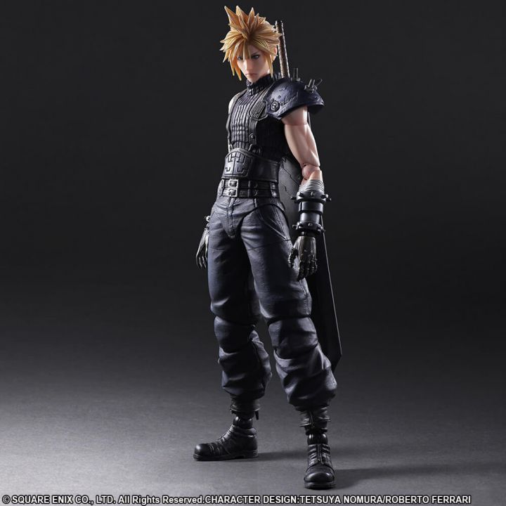 SQUARE ENIX - Final Fantasy VII REMAKE Play Arts Kai No.1 - Figurine de Cloud Strife