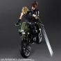 SQUARE ENIX - Final Fantasy VII REMAKE Play Arts Kai - Jessie & Cloud & Bike figures set