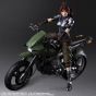 SQUARE ENIX - Final Fantasy VII REMAKE Play Arts Kai - Jessie and Bike figures set