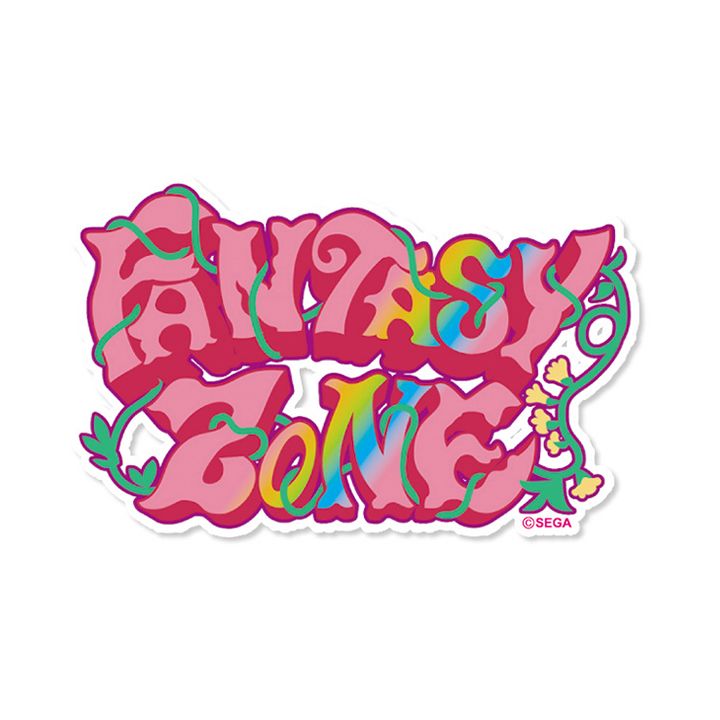 MCUxSEGA Collabo Goods - Fantasy Zone Logo Sticker