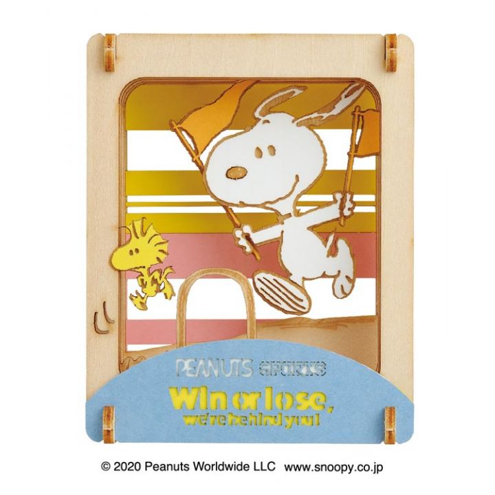 ENSKY - PEANUTS (SNOOPY) Paper Theater Wood Style PT-W14 Peanuts Sports